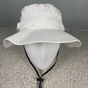 ADIDAS Women’s White Faun Hat Cap Fisherman Style White One Size Strap